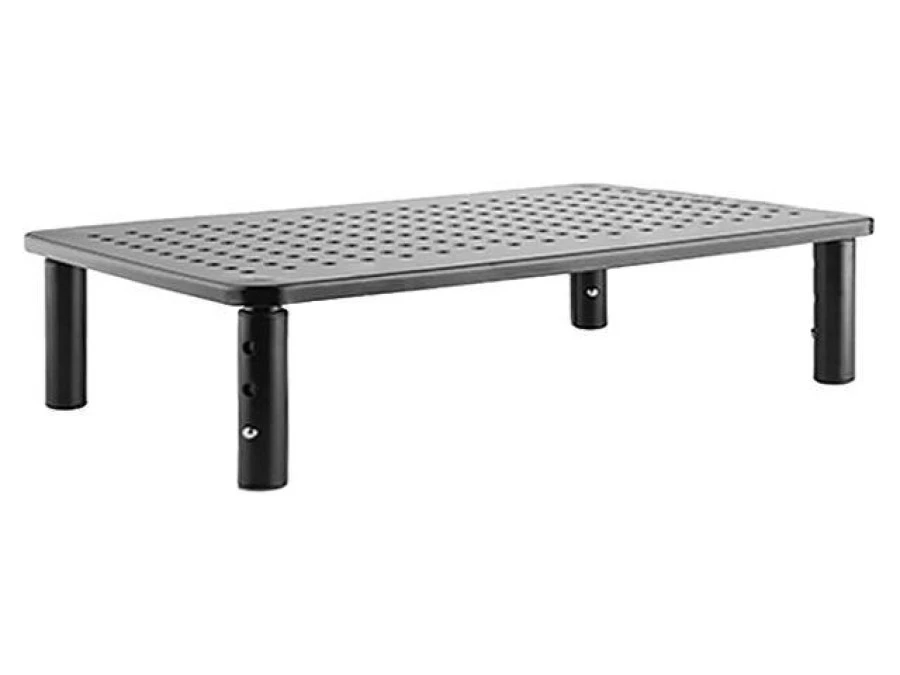 Podstawa pod monitor, 20kg, czarny, plastik,stalowy, 370x235x120mm MS‑TABLE‑01