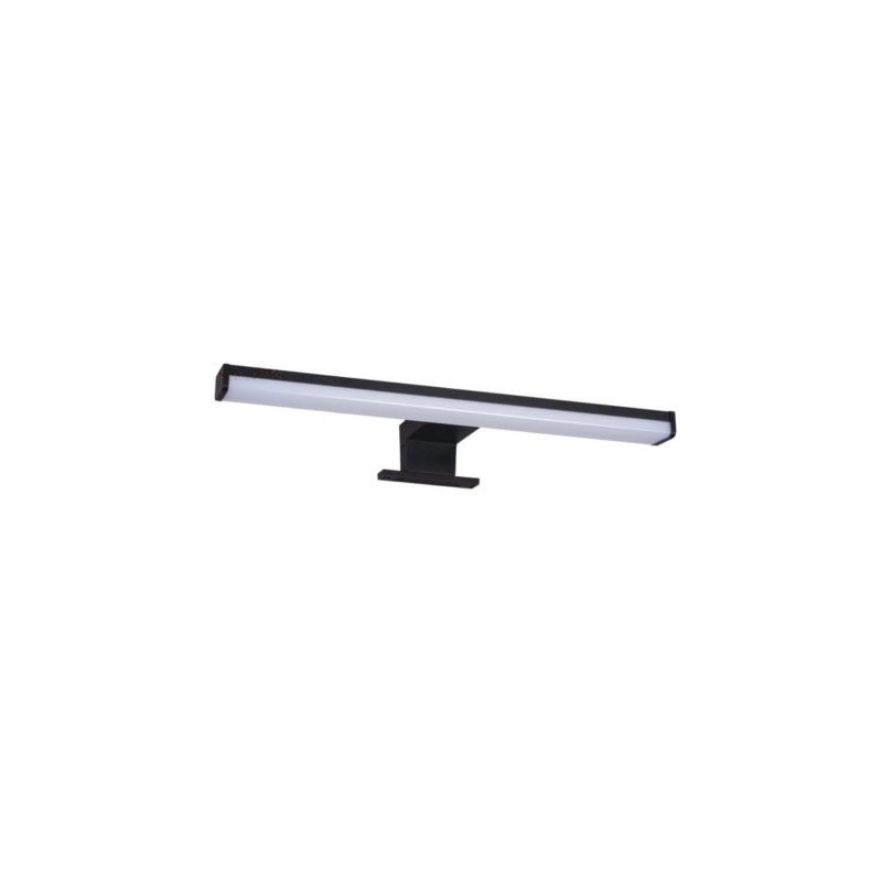 Kinkiet ścienny Kanlux Astim czarno-biały LED 8W 4000K 590lm IP44 wym: 4,4 x 40 x 10 cm – 1 szt.