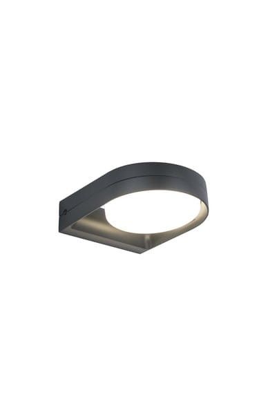 Kinkiet ścienny zewnętrzny Lutec Fele antracyt LED 14W 3000K 1000lm IP54 wym: 5 x 16 x 20 cm aluminium – 1 szt.