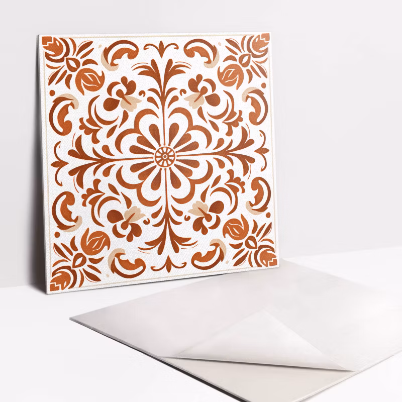 Kafelki samoprzylepne Tulup 30×30 cm Wzorzysty ornament 9 szt.