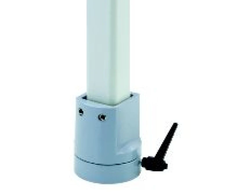 Pionowo kątownik obrotowy, kwadrat 50mm RAL 7040, dla obudowy S3CM HMI NSYCMUCR50