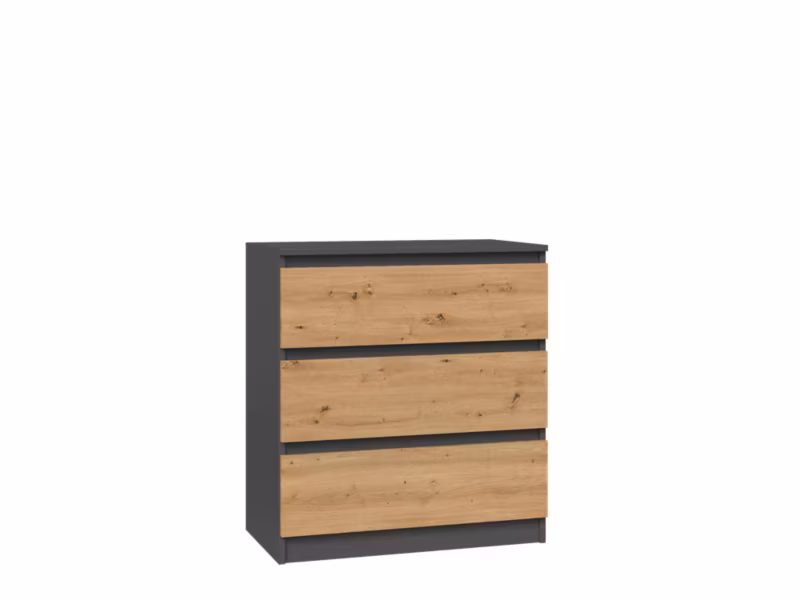 Komoda KOBI Malwa M3 Antracyt Artisan 1 szt.
