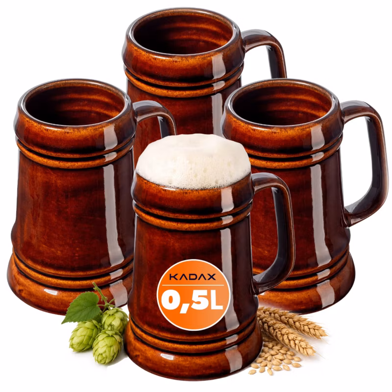 Kufel Do Piwa KADAX Kamionka 500ml 4szt