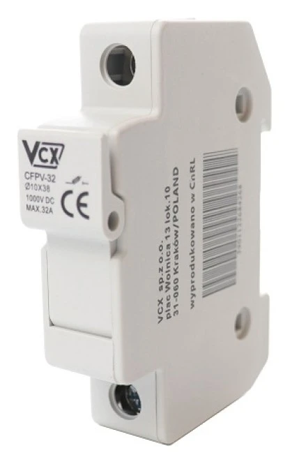 Podstawa bezpiecznikowa 1P PV 32A 10×38 DC 1000V