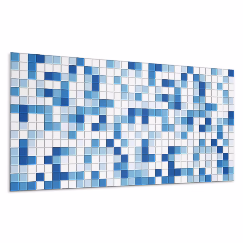 Kafelki samoprzylepne Wallfluent 60×30 cm Mozaikowy wzór w intensywnych odcieniach niebieskiego 6 szt.