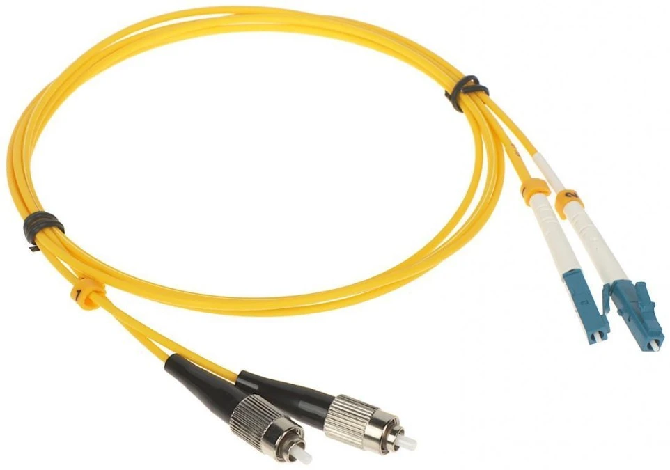 Patchcord światłowodowy jednomodowy PC‑2FC/2LC 1m