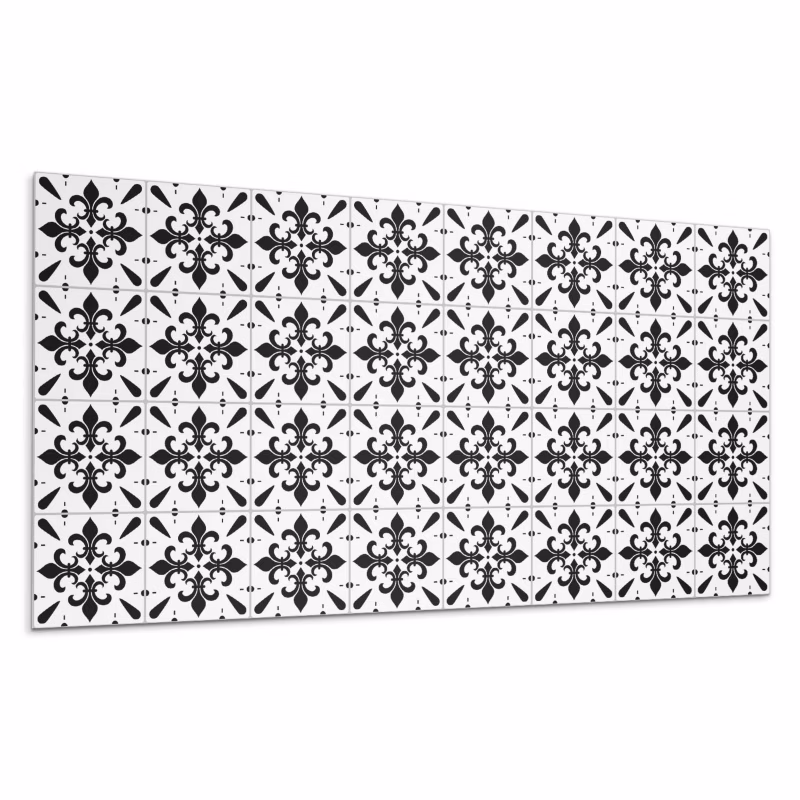 Kafelki samoprzylepne Wallfluent 40×20 cm Kwiatowe wzory na delikatnym tle 10 szt.