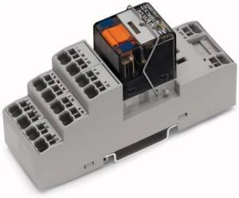 Podstawka z wtykanym przekaźnikiem przemysłowym 24V DC 4p 858‑390 /5szt./