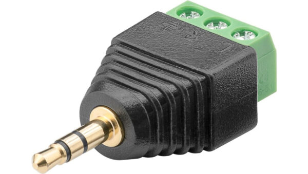 Wtyk jack 3,5mm (3-pinowy, stereo) – mocowanie śrubowe 76745 /10szt./