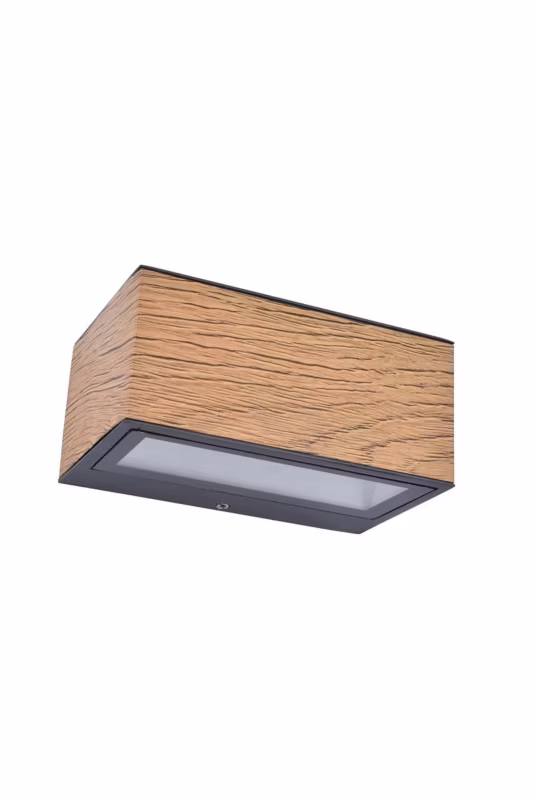 Kinkiet ścienny zewnętrzny Lutec Gemini antracytowo-biały LED 10.5W 4000K 700lm IP54 wym: 6,5 x 14 x 8,9 cm aluminium – 1 szt.