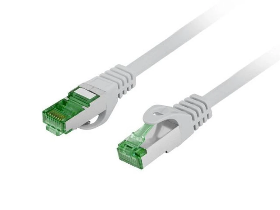 Patchcord kat.7 s/ftp lszh cu 15m szary fluke passed lanberg PCF7‑10CU‑1500‑S