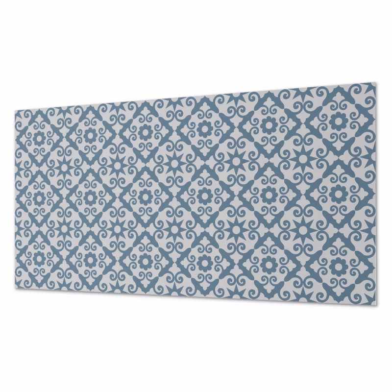 Komplet Kafelków PCV ArtPrintCave 60×30 cm Wzór z ornamentami i kwiatami 6 szt.