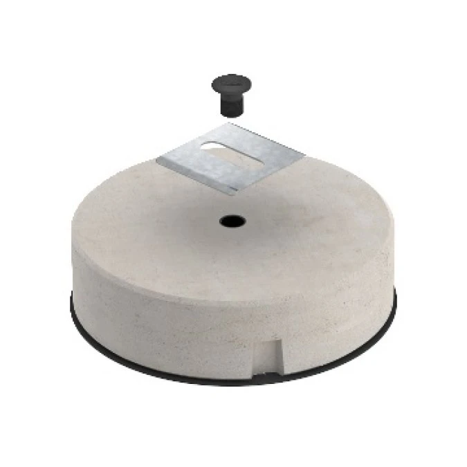 Podstawa betonowa do koryt z adapterem FangFix 295x295x84 TrayFix‑10‑L 5403101