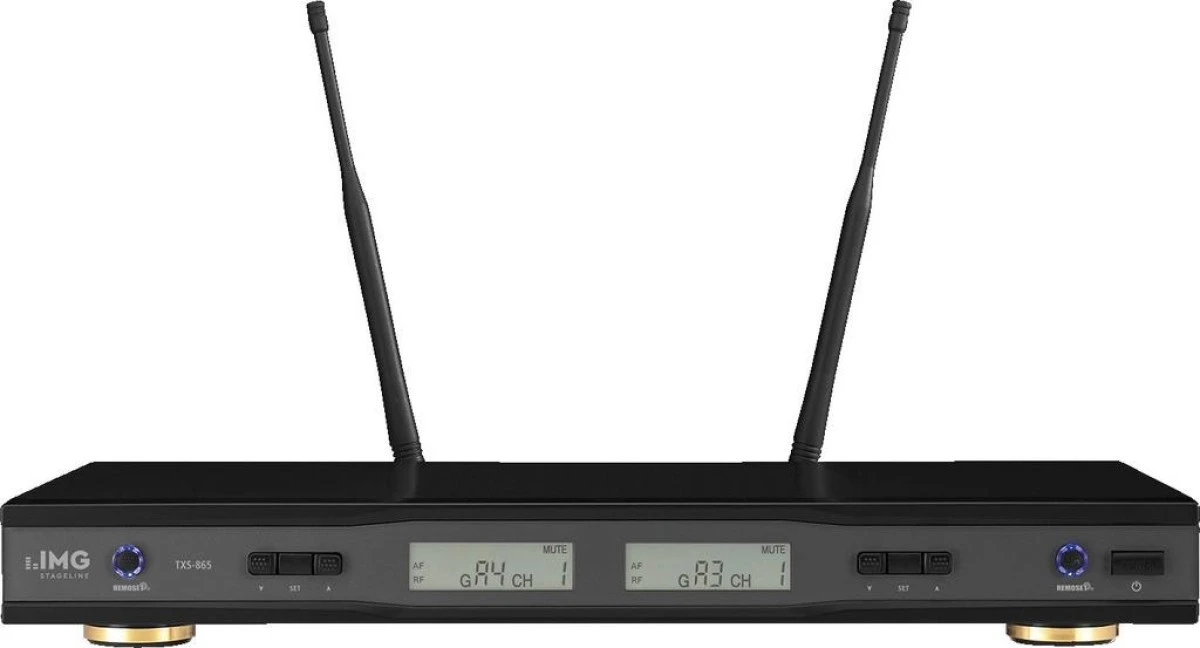 Podwójny odbiornik wieloczęstotliwościowy UHF PLL TXS‑865 REMOSET