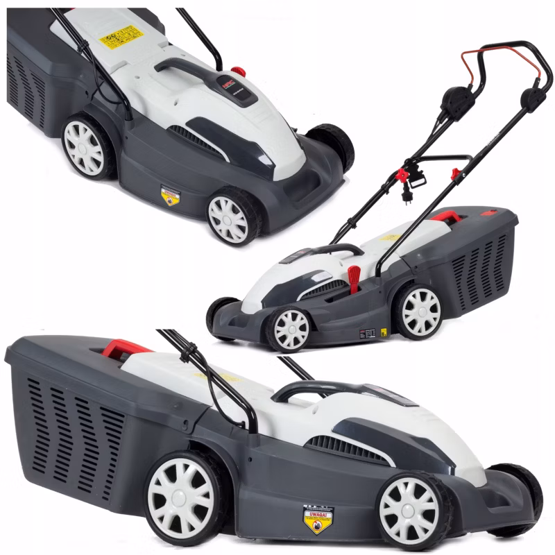 Kosiarka elektryczna NAC 38 cm silnik 1600W napięcie 230V kosz 45l tworzywo 1 szt.