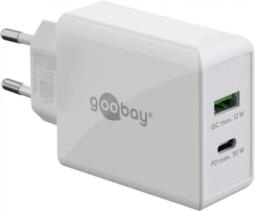 Podwójna szybka ładowarka USB‑C™ PD (Power Delivery) (30 W), 61674