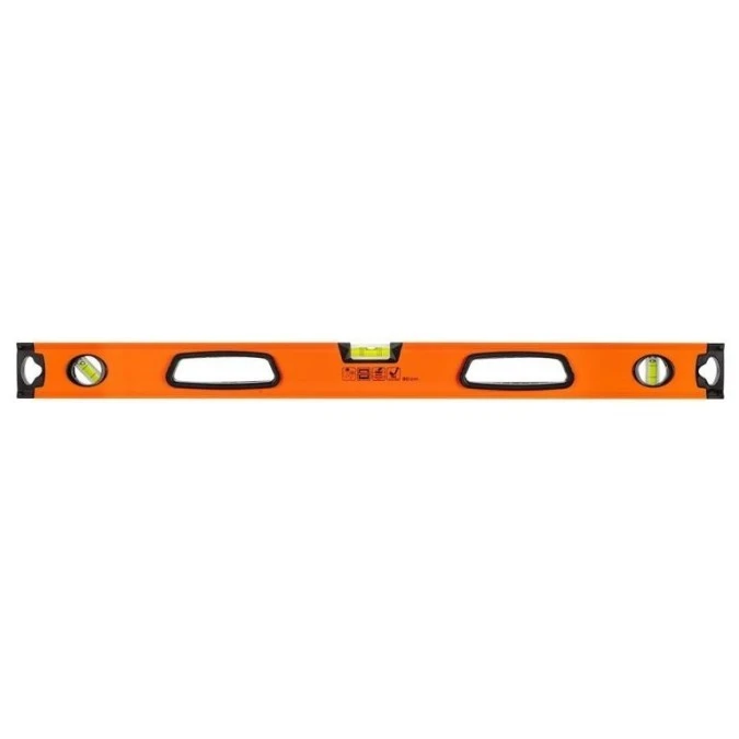 Poziomnica aluminiowa z uchwytem 3 libelle magnes frezowane powierzchnie miernicze 80cm 71‑113