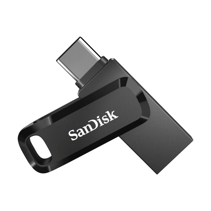 Pendrive SanDisk Ultra Dual GO SDDDC3‑128G‑G46 (128GB USB 3.0, USB‑C kolor czarny)