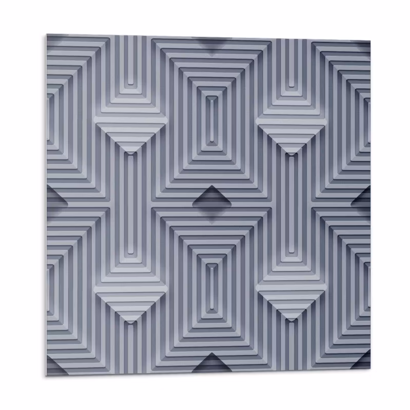 Kafelki samoprzylepne Wallfluent 50×50 cm Wielowarstwowe motywy geometryczne 4 szt.
