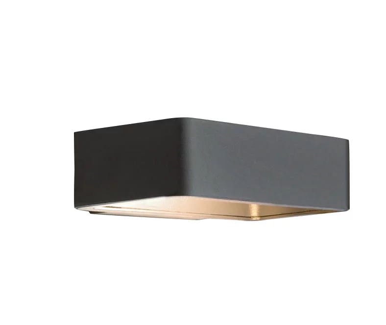 Kinkiet ścienny zewnętrzny Nowodvorski Lighting Muno grafit LED 6W 3000K 242lm IP54 wym: 6 x 22 x 13 cm aluminium – 1 szt.