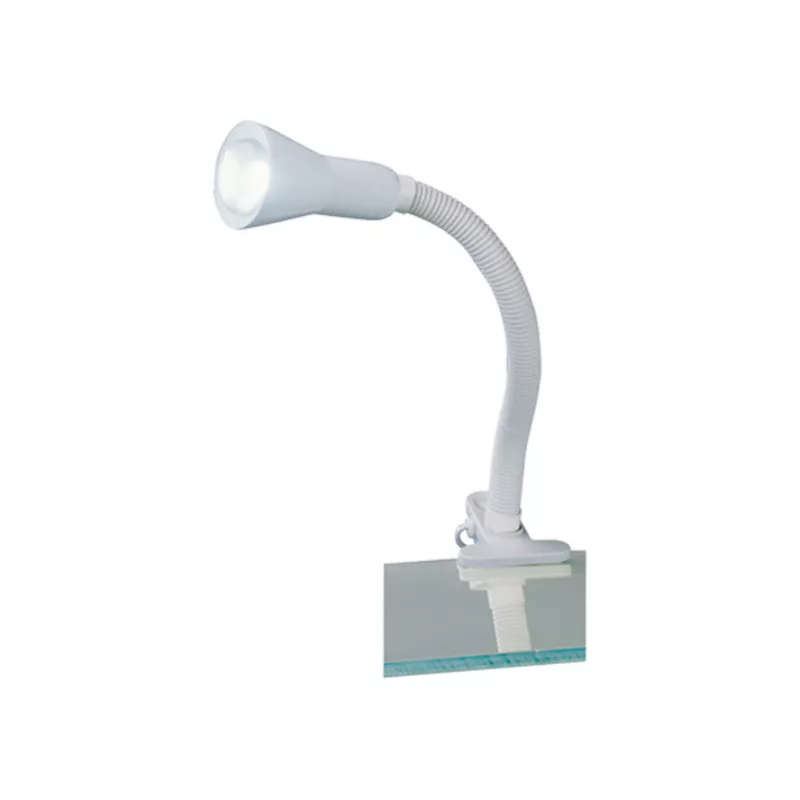 Lampa biurkowa Trio Flexo biała 1 x E14 x 18W IP20 wym: 30 x 8.2 x 8.2 cm tworzywo sztuczne – 1 szt.