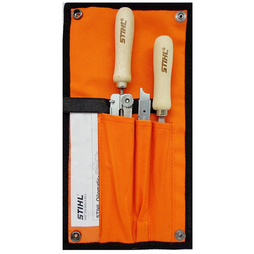 Zestaw Stihl do ostrzenia łańcuchów 1/4 i 3/8″ pił łańcuchowych