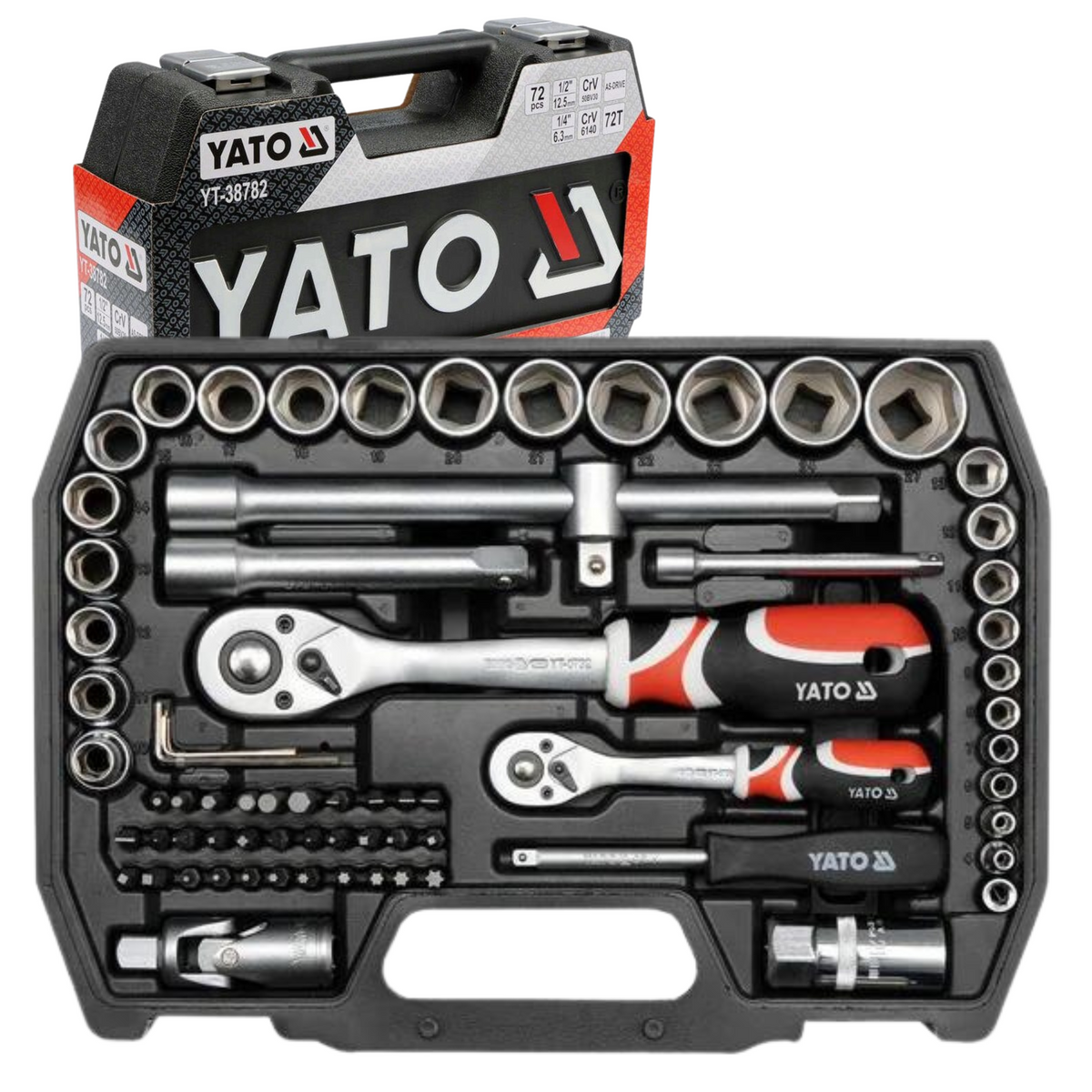 Zestaw kluczy nasadowych Yato YT-38782