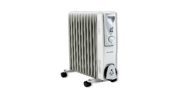 Grzejnik Olejowy Biały Ravanson regulacja mocy grzania 1000/1500/2500W OH-11