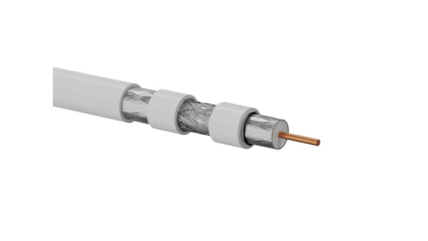 Przewód koncentryczny trishield RG6 75 Om, 1.02/4.8/6.9 PVC Eca – 100m KRT102A0PV100