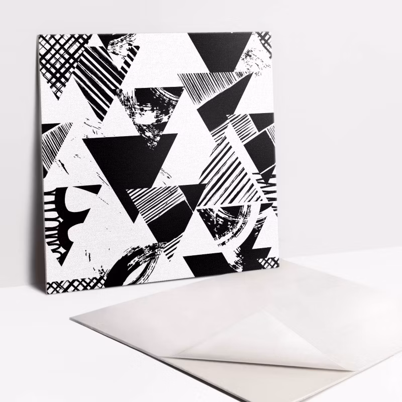 Kafelki samoprzylepne Tulup 30×30 cm Wzorzyste trójkąty 9 szt.