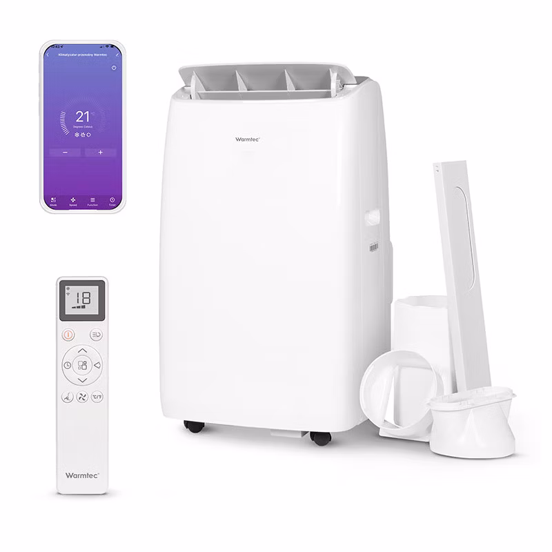 Klimatyzator przenośny Warmtec 4,6kW 52m2 osuszacz 3w1 WiFi Froya KP46W 1szt.