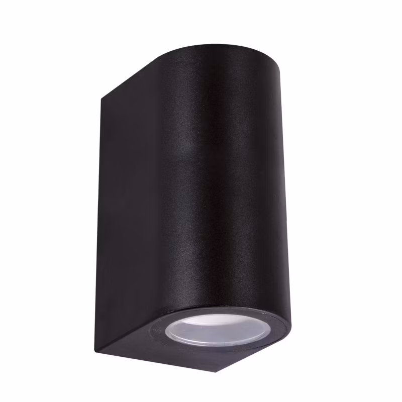 Kinkiet ścienny zewnętrzny Struhm Gamp czarny góra i dół 2 x GU10 x IP54 wym: 15 x 6,8 x 8,9 cm – 1 szt.
