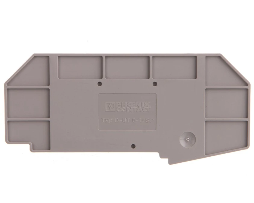 Pokrywa zamykająca szara D‑UT 6‑T/SP 3072816 /50szt./