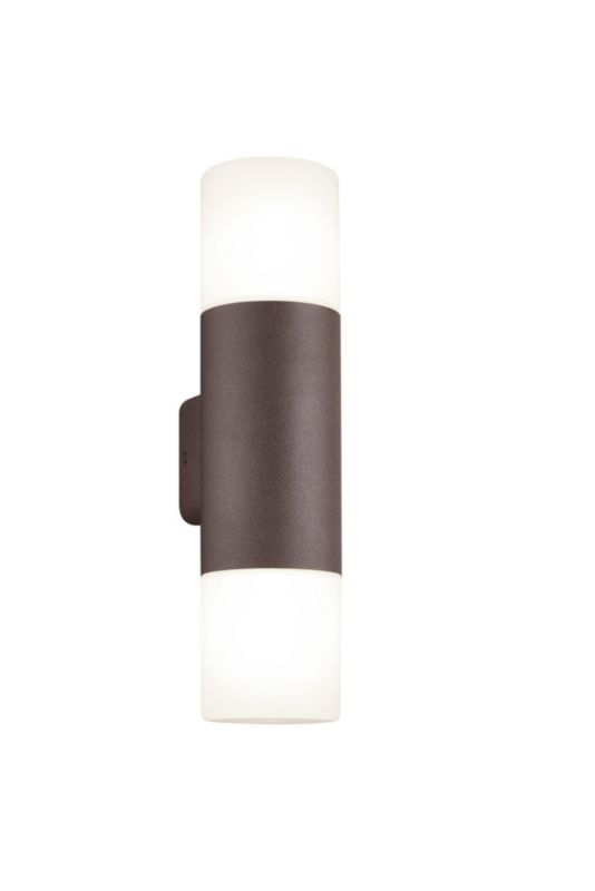 Kinkiet ścienny zewnętrzny Trio Hoosic miedziany 2 x E27 x IP44 wym: 33 x 8,5 x 8,5 cm – 1 szt.