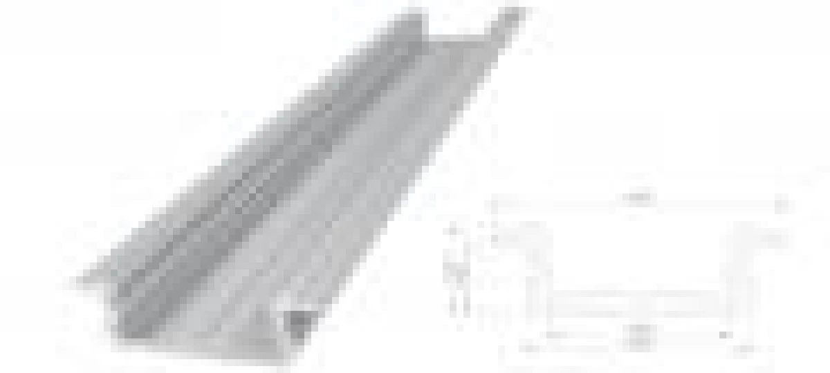 Wpuszczany profil LED surowy 5x16mm 2010mm AL12‑GLG1‑RW‑2020 GLALU