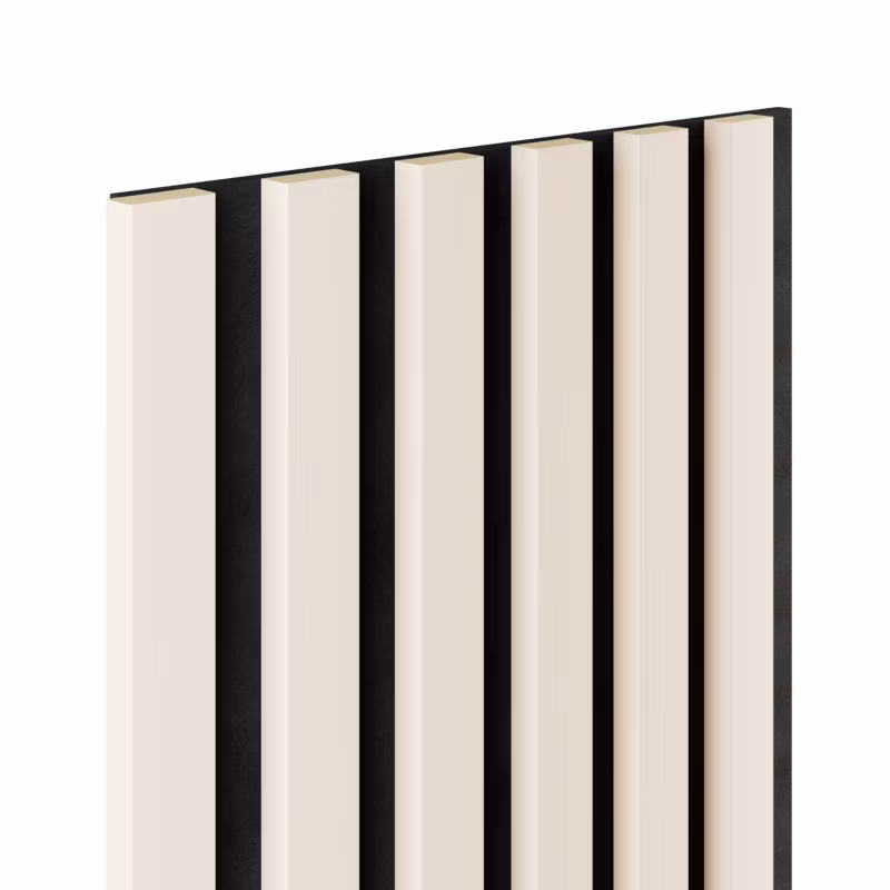 Lamele ścienne na czarnym filcu 6L Marbet Design WOODLINE 270×30 cm Kaszmir 5 szt.