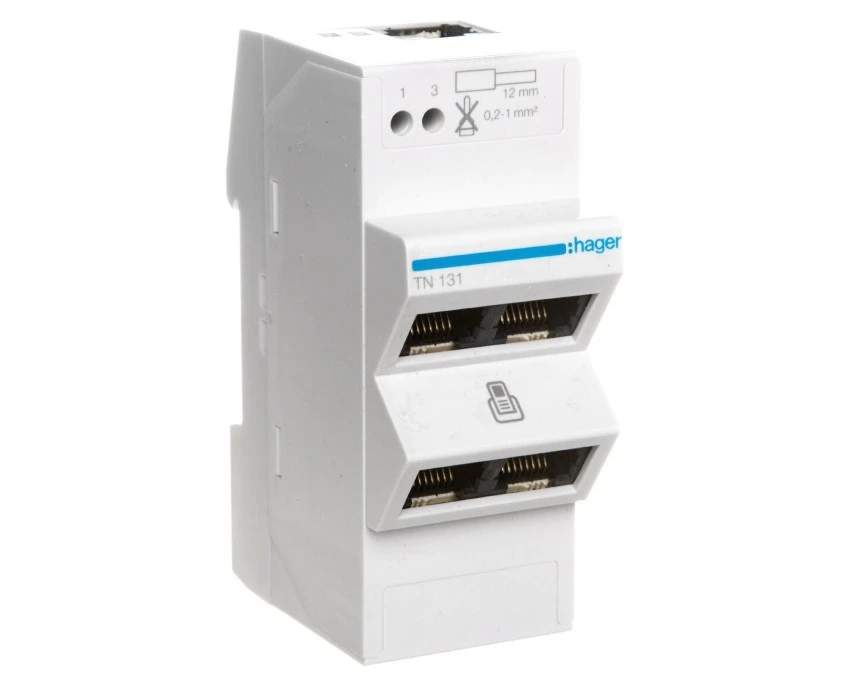 Patch‑Panel Qconnect telefoniczny 1x4RJ45 IP20 TN131