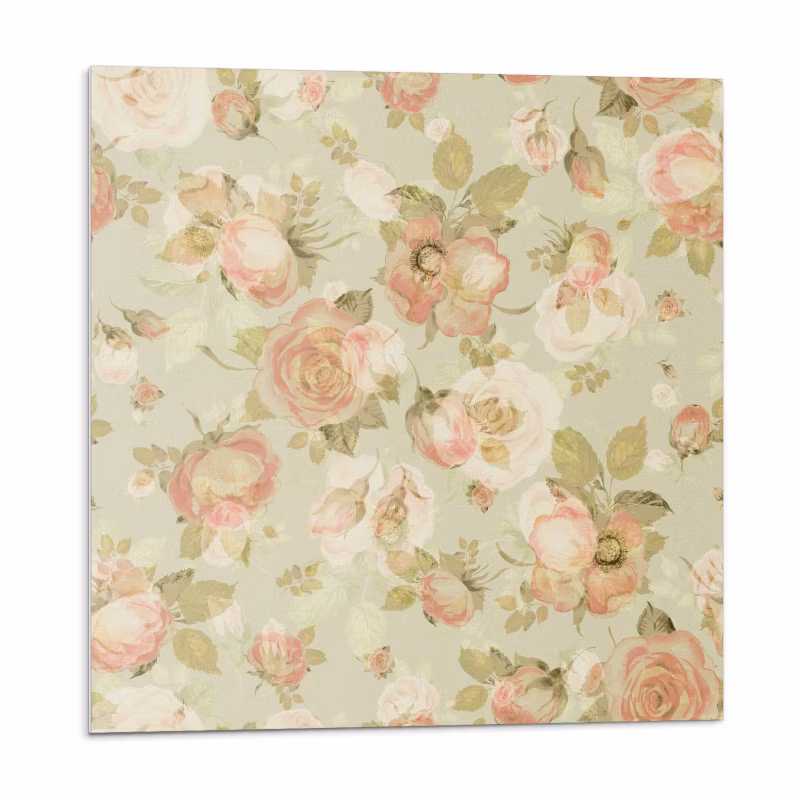Kafelki samoprzylepne Wallfluent 50×50 cm Wzór kwiatów 4 szt.