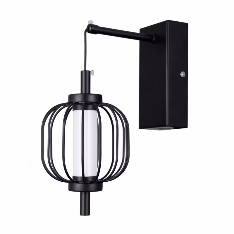 Kinkiet Italux PEDRO czarny matowy LED 1x4W 267lm Ciepła biel IP20 -1 szt.