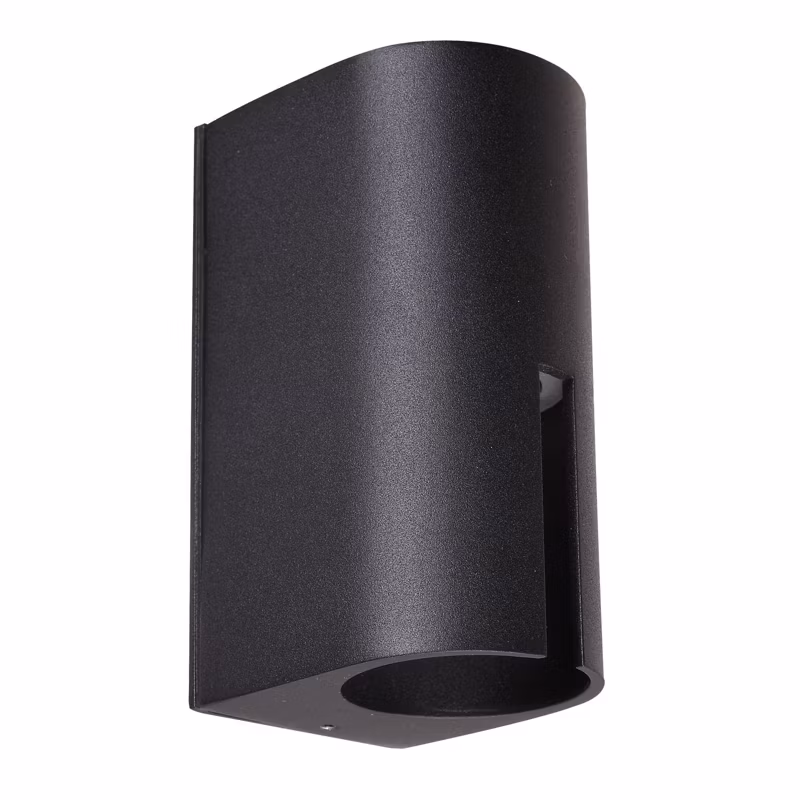 Kinkiet ścienny zewnętrzny Italux Rovigo czarny LED 8W 3000K 250lm IP54 wym: 12,8 x 6 x 7,5 cm aluminium – 1 szt.