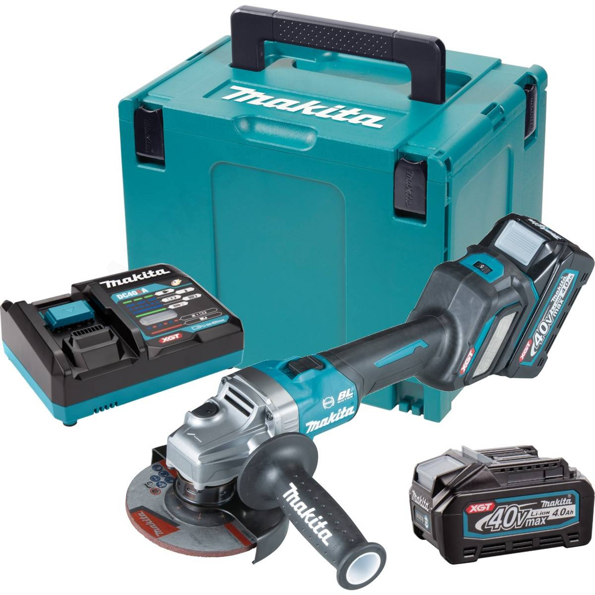 Makita XGT GA023GM201 szlifierka kątowa akumulatorowa