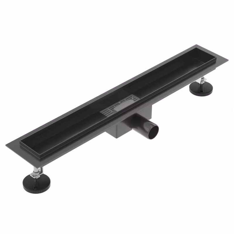 Korpus odpływu liniowego SEVANTE 50 cm czarny FLAT 1 szt.