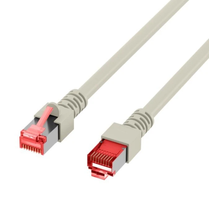 Patchcord S/FTP linka Kat.6 LSOH 5m szary