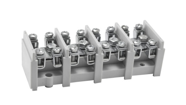 Odgałęźnik instalacyjny 4-torowy (1x35mm²/4x16mm²) LZ 4*35/16 wyk.11 mocowanie do podłoża, szary 84172002