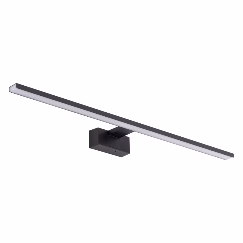 Kinkiet Nowodvorski Lighting Cezanne Led czarno-biały nad lustro LED 15W 3000K 1050lm IP44 wym: 5,2 x 80 x 12,8 cm – 1 szt.