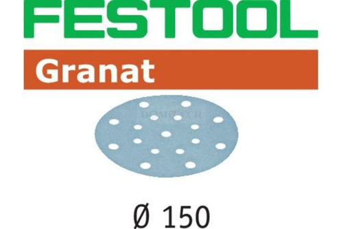 Krążek ścierny 150 mm STF D150/16 Granat gradacja P180 Festool