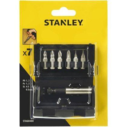 Zestaw bitów + uchwyt magnetyczny Stanley STA60480