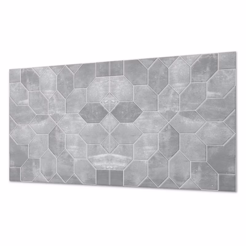 Komplet Kafelków PCV ArtPrintCave 40×20 cm Wzór heksagonalny w mozaice 10 szt.
