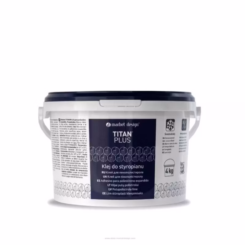 Klej do styropianu Marbet Design TITAN PLUS 4 kg