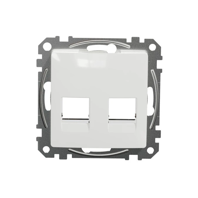 Płytka centralna RDM kat. 5e/6 UTP, biała, Sedna Design i Elements SDD111442C